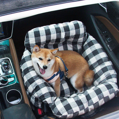 Comfortable dog bed for the car