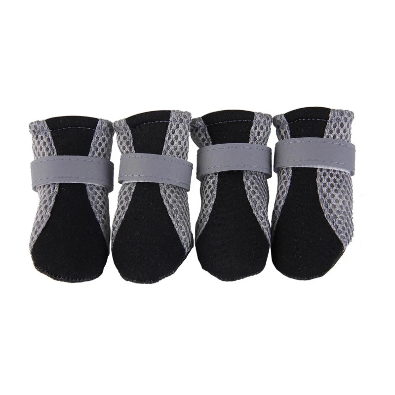 Waterproof Dog Boots with Grip (4-Pack)