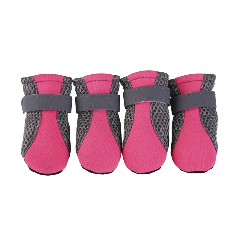 Waterproof Dog Boots with Grip (4-Pack)