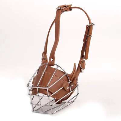 SteelPaw Leather Dog Muzzle