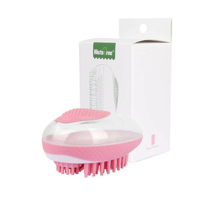 2-in-1 Shower Brush Massage Comb Soft Silicone