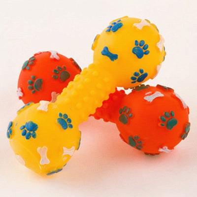 Colorful Dumbbell Shaped Chew Toys