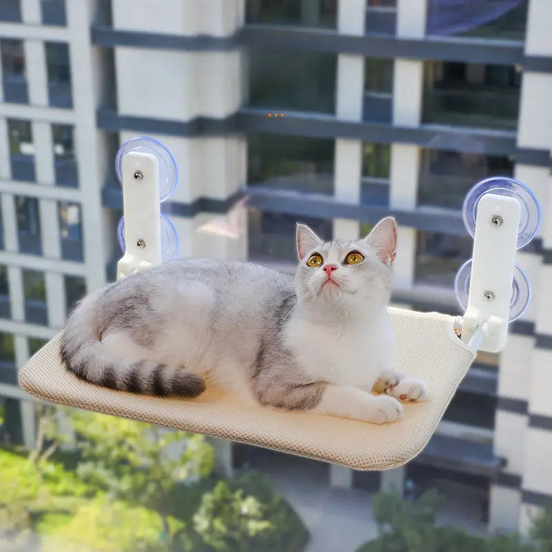 猫用吸盤折りたたみハンモック