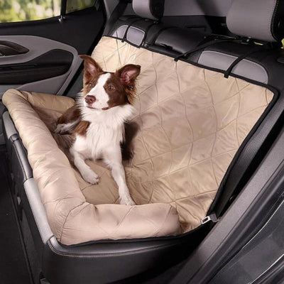 Dog back seat bed