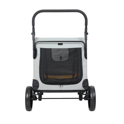 Portable Dog Stroller with 4 Wheels for Large Dogs