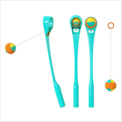 Dog Toy Throwing Game for Dogs with Ball Throwing Stick