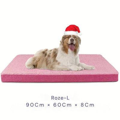 Premium Memory Foam Dog Bed with Washable Cover, Non-Slip, and Suitable for Large Breeds