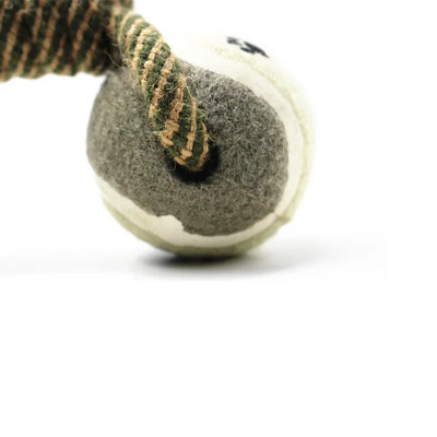 Dog Toy Rope with Balls – Chew Toy for Dogs with Paw Print