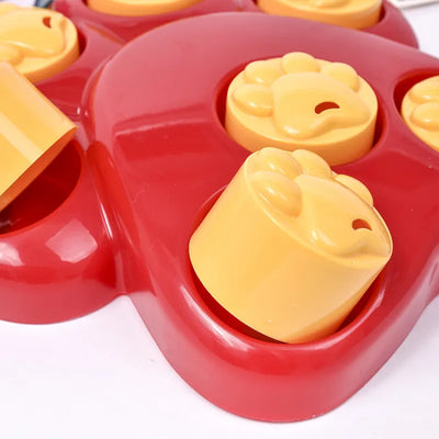 Dog Toy Feeding Station with Paw Design – Interactive Toy for Dogs for Mental Stimulation