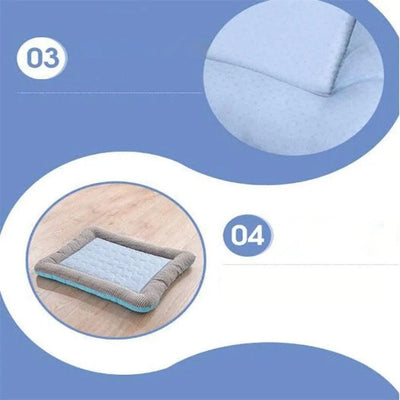 通気性と洗濯性に優れたペット用夏用クールマット