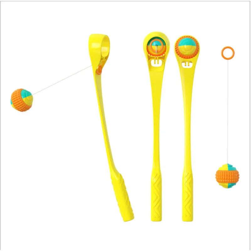 Dog Toy Throwing Game for Dogs with Ball Throwing Stick