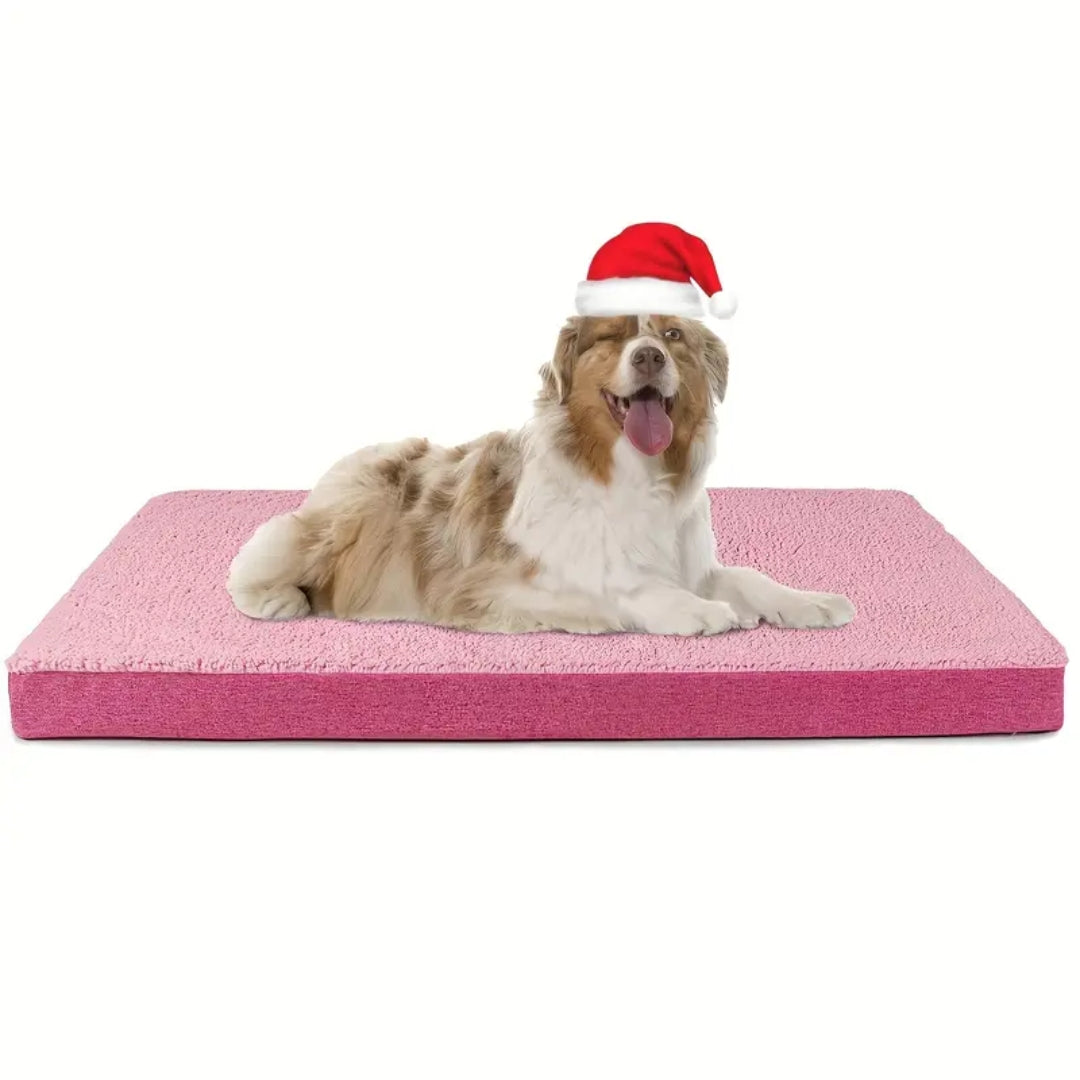 Premium Memory Foam Dog Bed with Washable Cover, Non-Slip, and Suitable for Large Breeds