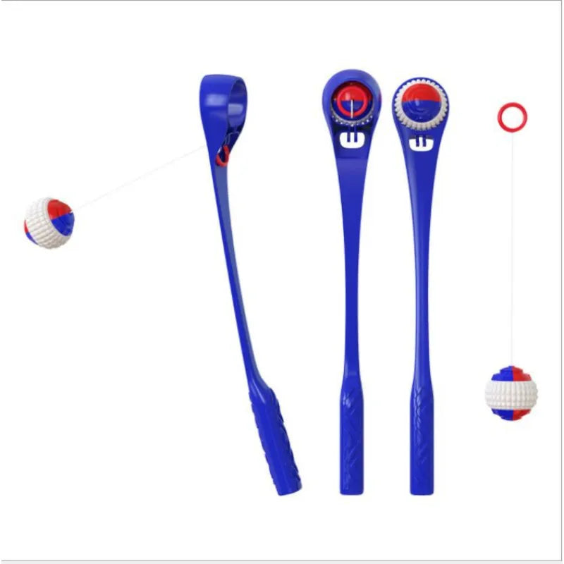Dog Toy Throwing Game for Dogs with Ball Throwing Stick