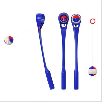 Dog Toy Throwing Game for Dogs with Ball Throwing Stick