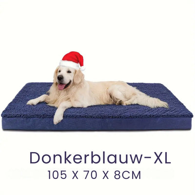 Premium Memory Foam Dog Bed with Washable Cover, Non-Slip, and Suitable for Large Breeds