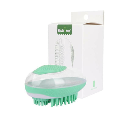 2-in-1 Shower Brush Massage Comb Soft Silicone