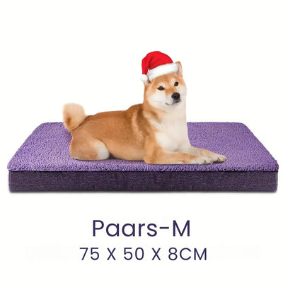 Premium Memory Foam Dog Bed with Washable Cover, Non-Slip, and Suitable for Large Breeds