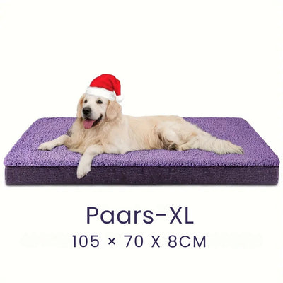 Premium Memory Foam Dog Bed with Washable Cover, Non-Slip, and Suitable for Large Breeds