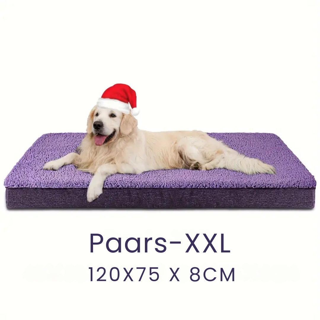 Premium Memory Foam Dog Bed with Washable Cover, Non-Slip, and Suitable for Large Breeds