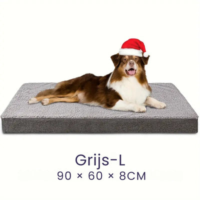 Premium Memory Foam Dog Bed with Washable Cover, Non-Slip, and Suitable for Large Breeds