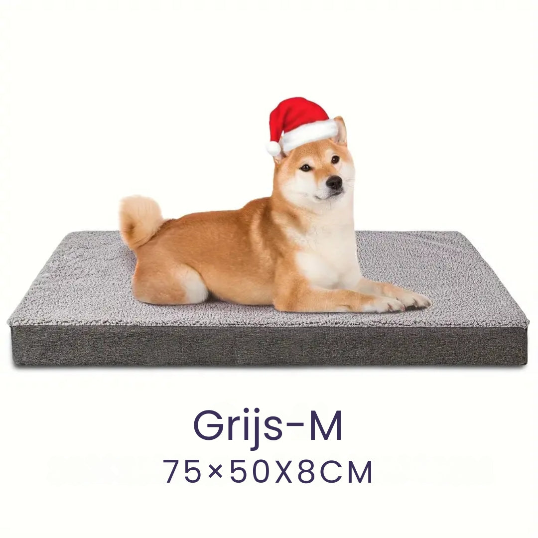 Premium Memory Foam Dog Bed with Washable Cover, Non-Slip, and Suitable for Large Breeds