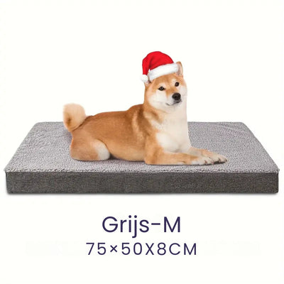 Premium Memory Foam Dog Bed with Washable Cover, Non-Slip, and Suitable for Large Breeds