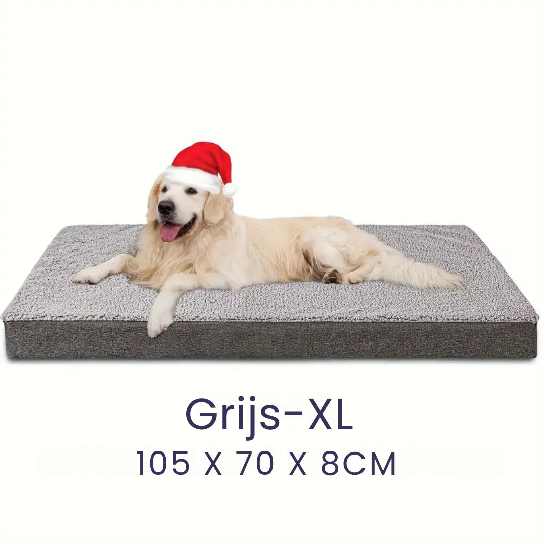 Premium Memory Foam Dog Bed with Washable Cover, Non-Slip, and Suitable for Large Breeds