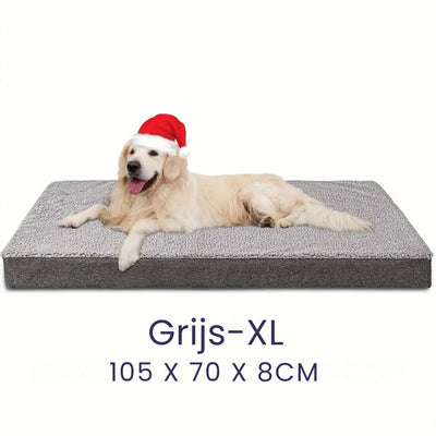 Premium Memory Foam Dog Bed with Washable Cover, Non-Slip, and Suitable for Large Breeds