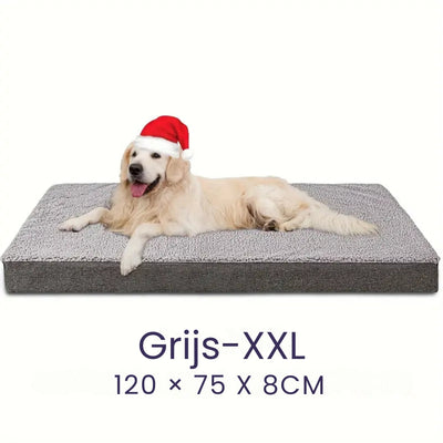 Premium Memory Foam Dog Bed with Washable Cover, Non-Slip, and Suitable for Large Breeds