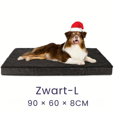 Premium Memory Foam Dog Bed with Washable Cover, Non-Slip, and Suitable for Large Breeds