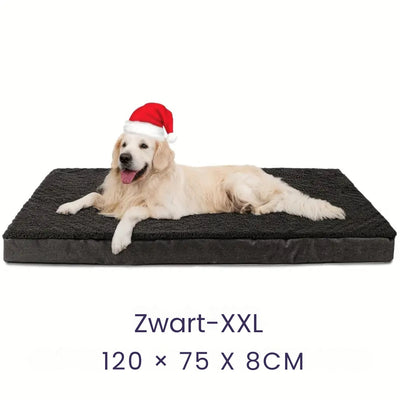 Premium Memory Foam Dog Bed with Washable Cover, Non-Slip, and Suitable for Large Breeds