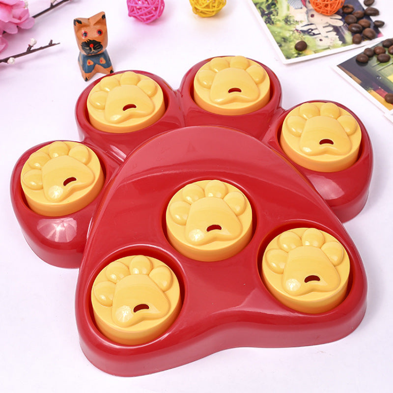 Dog Toy Feeding Station with Paw Design – Interactive Toy for Dogs for Mental Stimulation