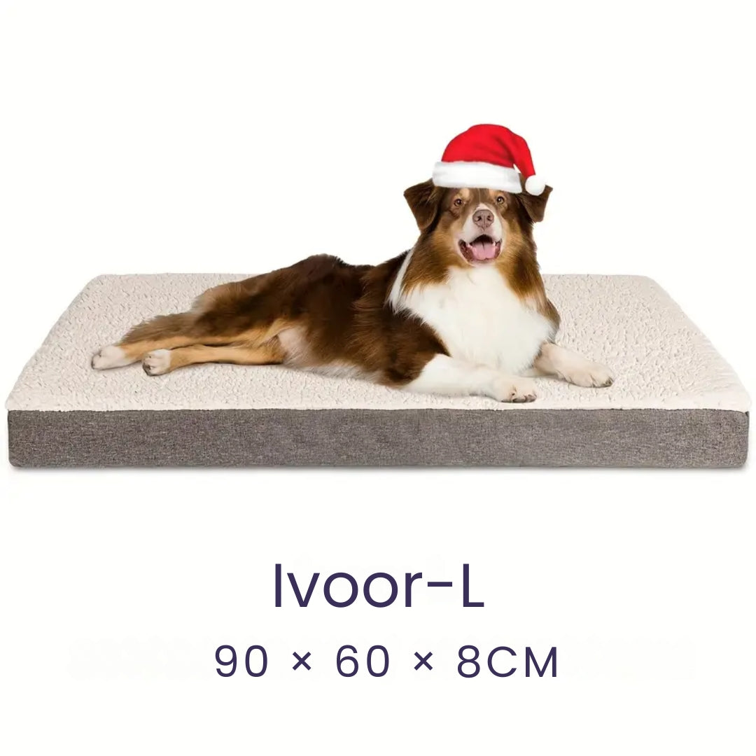 Premium Memory Foam Dog Bed with Washable Cover, Non-Slip, and Suitable for Large Breeds
