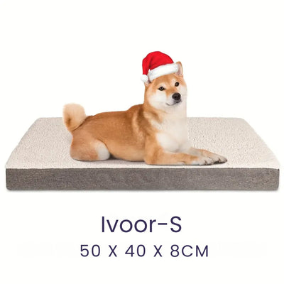 Premium Memory Foam Dog Bed with Washable Cover, Non-Slip, and Suitable for Large Breeds