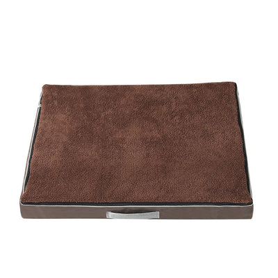 Large Plush Memory Foam Dog Bed