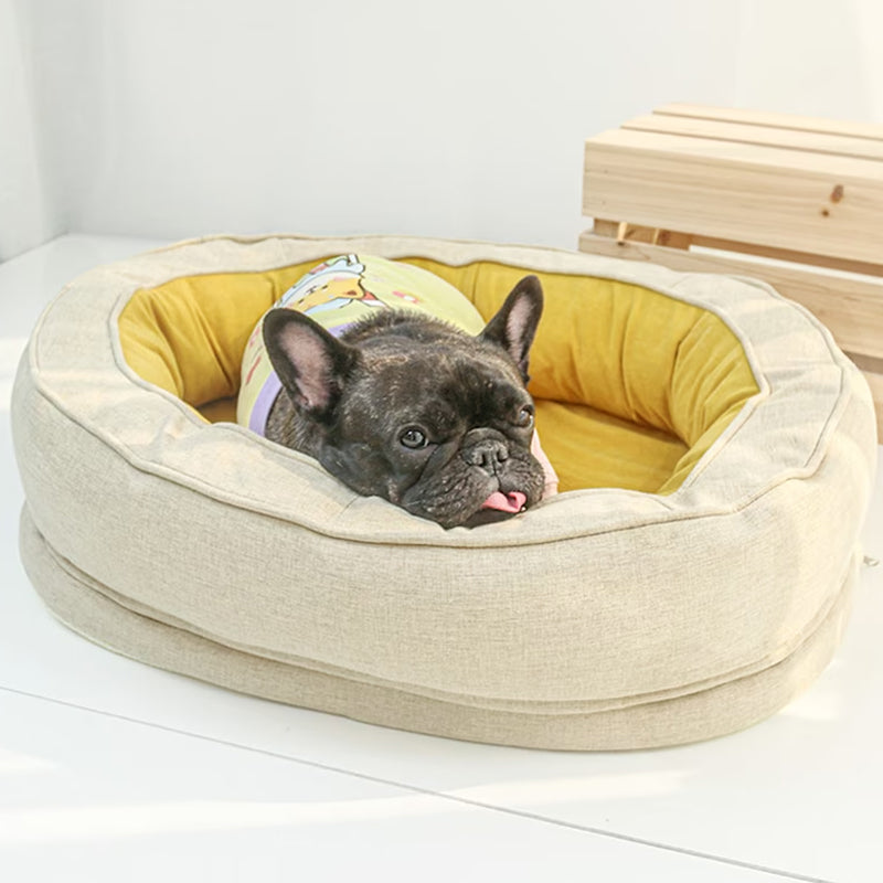 整形外科用ドーナツ型犬用ベッド
