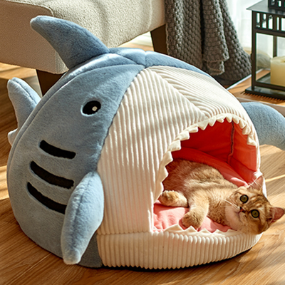 快適なクッション付きポータブル猫ベッド