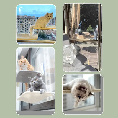 猫用吸盤折りたたみハンモック