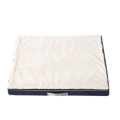 Large Plush Memory Foam Dog Bed