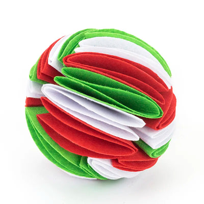 Dog Toy Ball – Colorful Fabric Ball for Dogs to Chew and Play