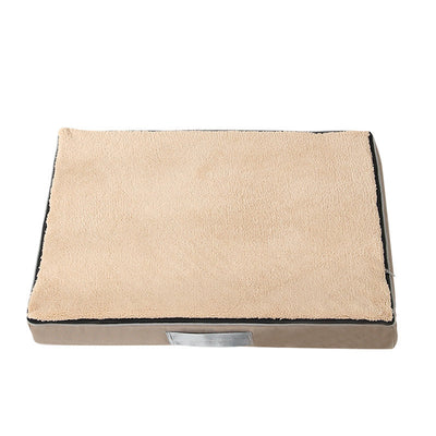 Large Plush Memory Foam Dog Bed