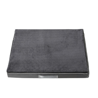 Large Plush Memory Foam Dog Bed