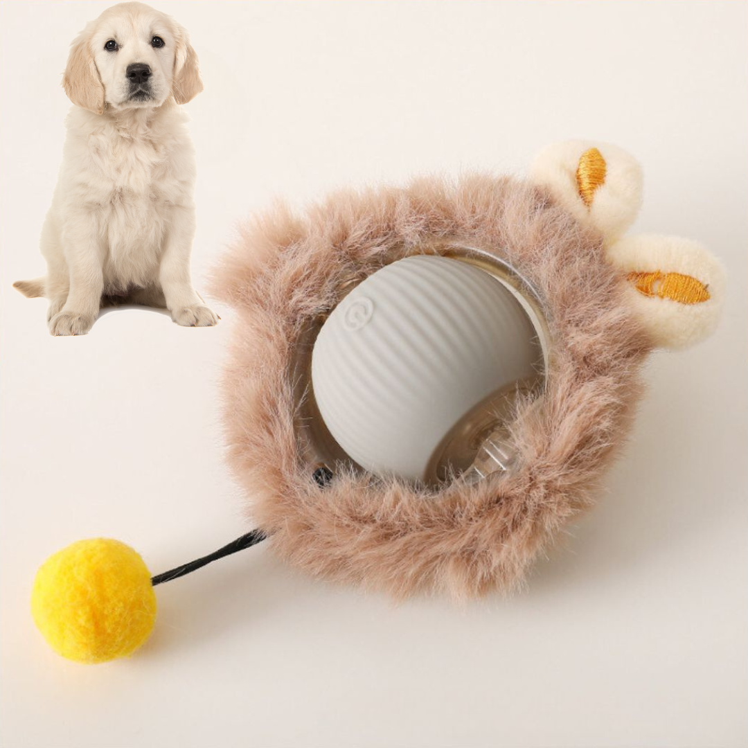 Interactive Fur Ball Toy for Dogs