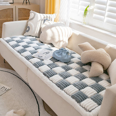 Soft Checked Sofa Protectors for Dogs