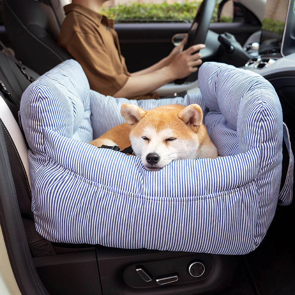Comfortable dog bed for the car