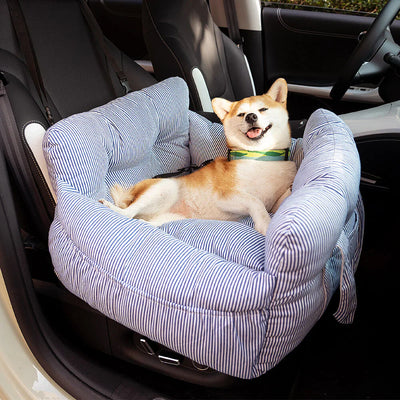 Comfortable dog bed for the car