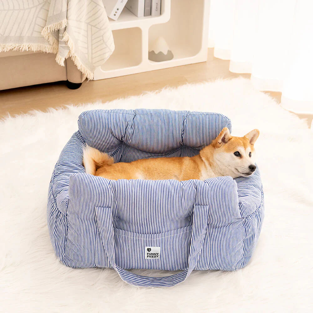 Comfortable dog bed for the car