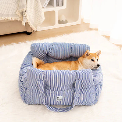Comfortable dog bed for the car