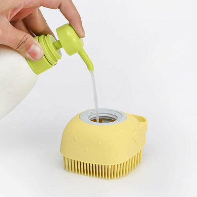 FurMassage – Soft Silicone Pet Grooming Brush