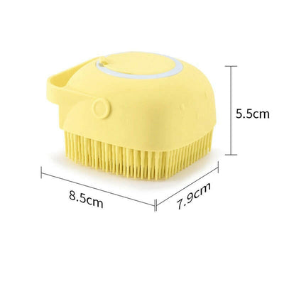 FurMassage – Soft Silicone Pet Grooming Brush